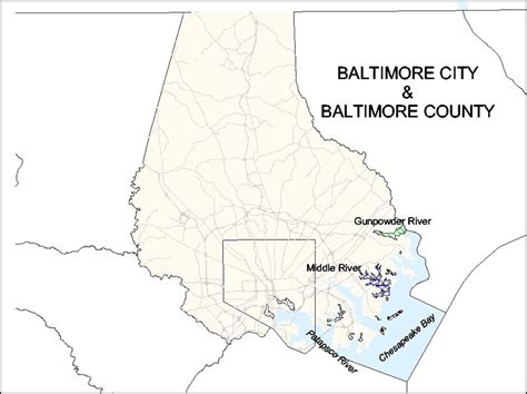 Printable Baltimore County Map