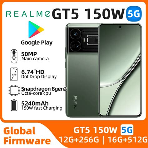 Global Rom Original Realme Gt Snapdragon Gen Mah Imx Ois