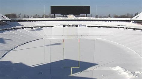 Video: Ralph Wilson Stadium Snow