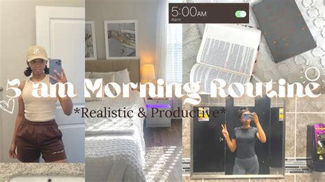 Am Morning Routine New Healthy Habits Productive Workout