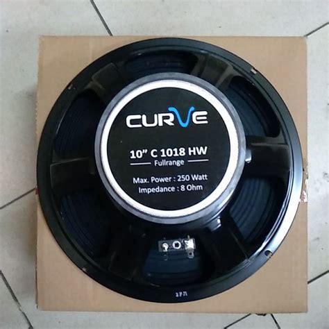 Jual Speaker Curve Inch C Hw Fullrange Watt Shopee Indonesia