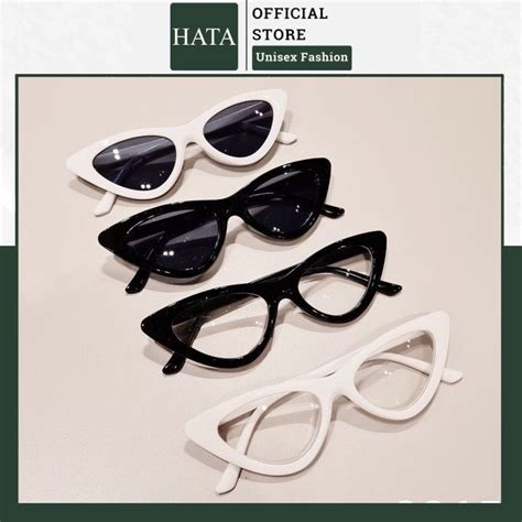 MẮT KÍNH THỜI TRANG HOT TREND FORM XẾCH MẮT MÈO FORM VUÔNG SANG CHẢNH Lazada vn