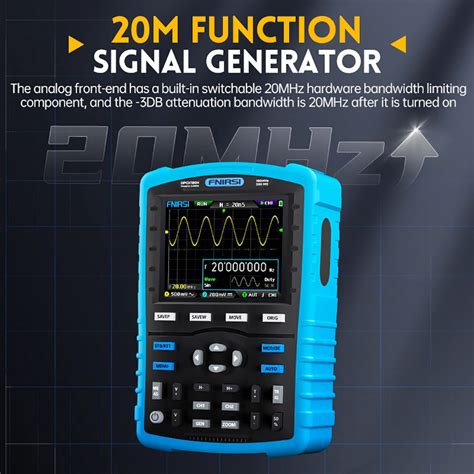 Fnirsi Dpox H In Handheld Phosphor Digital Oscilloscope Us Plug