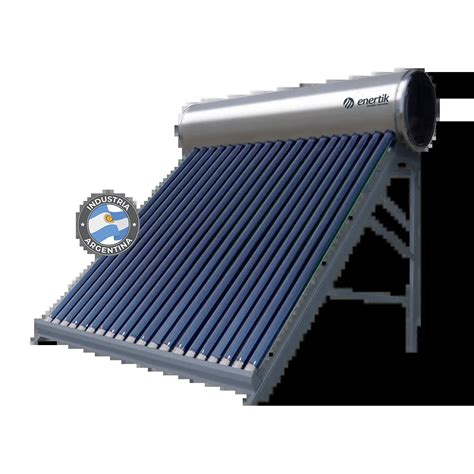 Termotanque Solar Atmosf Rico Acero Inox L Enertik Argentina