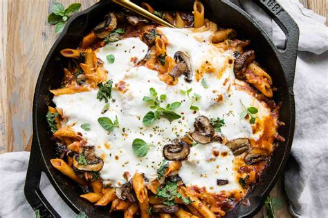 Mushroom And Spinach Pasta Bake Jar Of Lemons