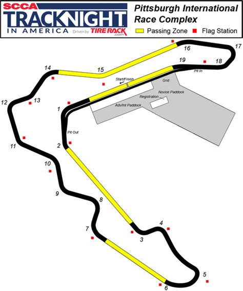Locations Pittsburgh International Race Complex Track Night In America