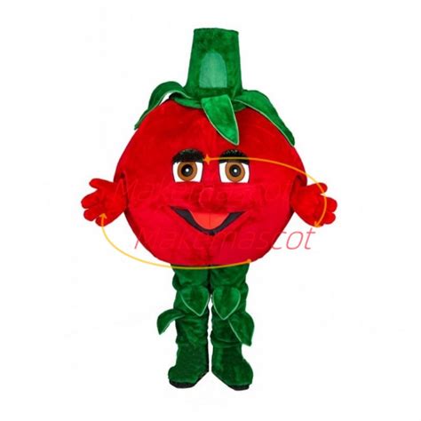 Deluxe Cartoon Tomato Lightweight Mascot Costume For Male