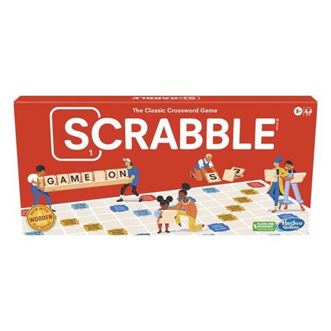 Scrabble Board Game, Classic Word Game For Kids Ages 8 and Up, Fun ...