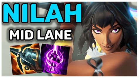 INSANE LATE GAME THREAT NILAH MID LANE GUIDE BUILD RUNES SEASON 12