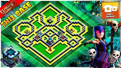 NEW STRONGEST Town Hall 13 TH13 Trophy Base With CopyLink 2022