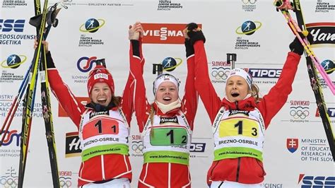 Biathlon Mondiaux Juniors Le Sourire Des Norv Giennes Sports