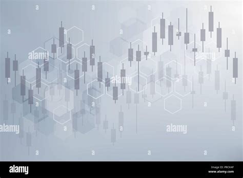 Stock Market Or Forex Trading Graph Chart In Financial Market Vector