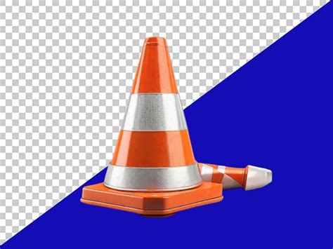 Premium Psd Traffic Cone Icon Color Vector Illustration