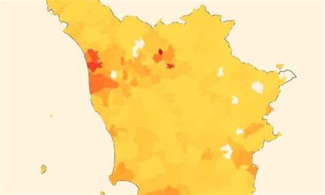 Mappa Rischio Idrogeologico Comuni Aretini Elevato