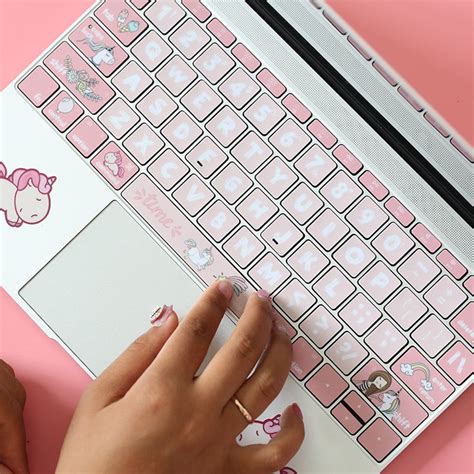 Pink Unicorn Keyboard Sticker Cover For Macbook Pro And Air Etsy