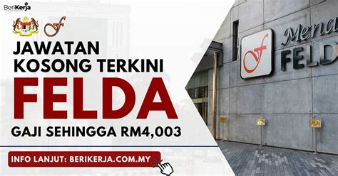 Pengambilan Jawatan Kosong Lantikan Tetap Di Felda Sesi April