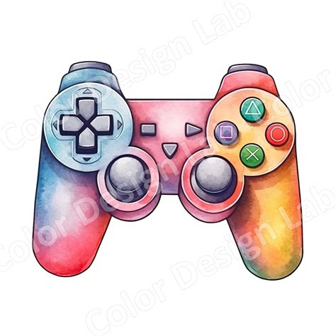 Game Controller Printable Clipart Set Of Png Artwork Digital