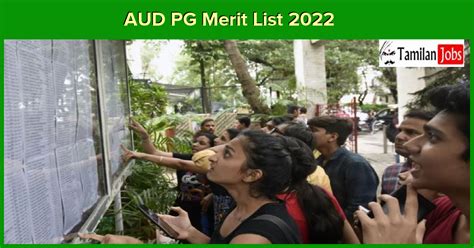 Aud Pg Merit List 2022 Check Ambedkar University Delhi Cuet Admission