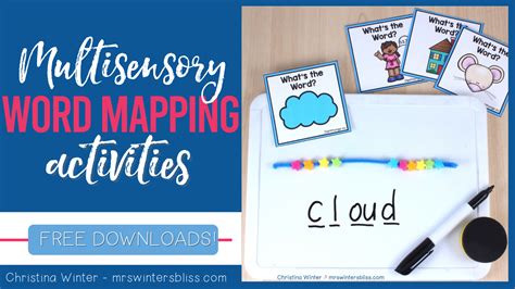 Multisensory Word Mapping Activities Mrs Winters Bliss Resources