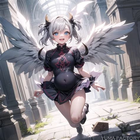 Pregnant Fallen Angel Girl By YUMA FACTORY