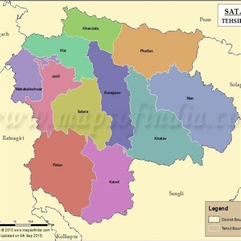 Different Talukas Of Satara District Download Scientific Diagram