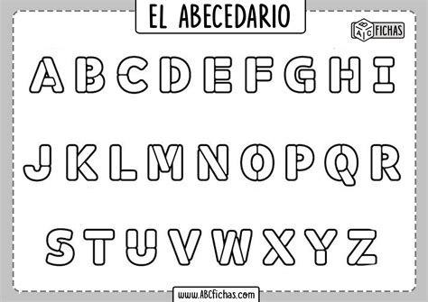 Las Letras Del Abecedario Para Colorear Las Mejores Letras Del