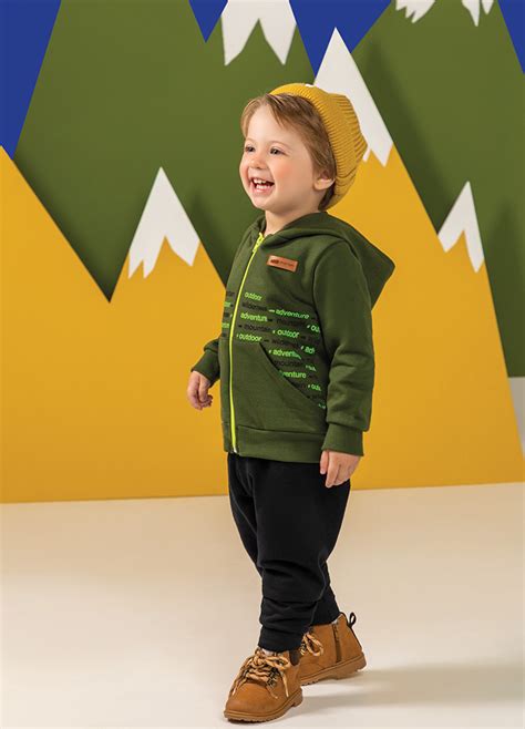 Conjunto Infantil Menino Jaqueta e Calça Outdoor Marlan 01 a 08