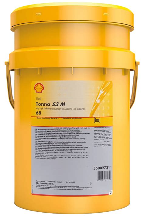 Shell Tonna Oil S3 M 68, 20 L – Allpro as