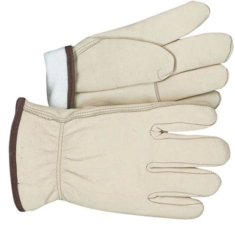 Lined Grain Cowhide Driver Gloves Bdg