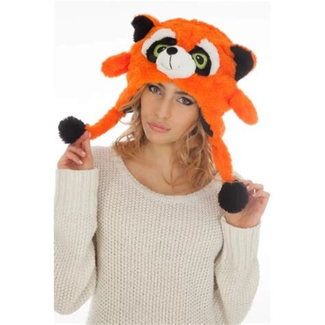 Bonnet Raton Laveur Orange Au Bal MasquÉ