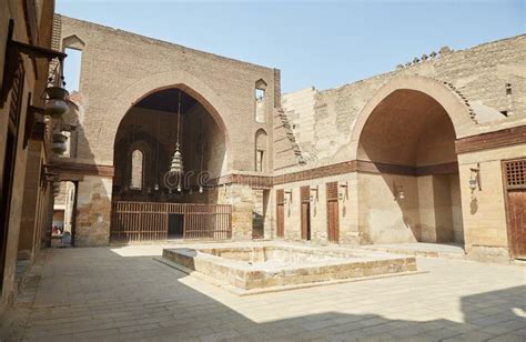 The Elaborate Qalawun Complex On Old Cairo S Al Muizz Street Editorial