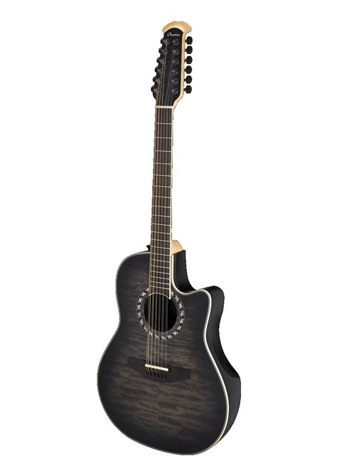 Ovation C2059axp2 5s Exoticwood Legend 12 String Acoustic Guitar Black Satin 647139524160