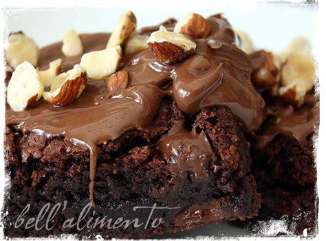 Nutella Caramel Hazelnut Brownies Bell Alimento