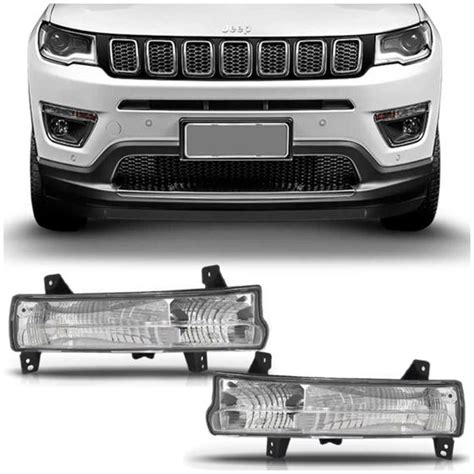 Lanterna Dianteira Pisca Parachoque Jeep Compass Cristal