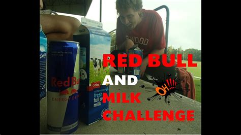 Redbull And Milk Challenge 750ml Projectile Vomit Youtube