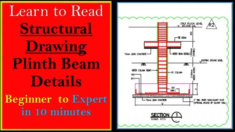 Plinth Beam Structural Drawings L How To Read Structural Drawings L Reading Structural Drawings