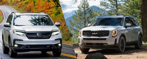 2022 Honda Pilot Vs The Kia Telluride Which Is Right For You