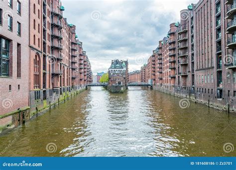 The Speicherstadt In Hamburg Of Germany The Largest Warehouse District