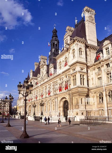 Hôtel De Ville City Hall Place De Ihôtel De Ville Paris Île De