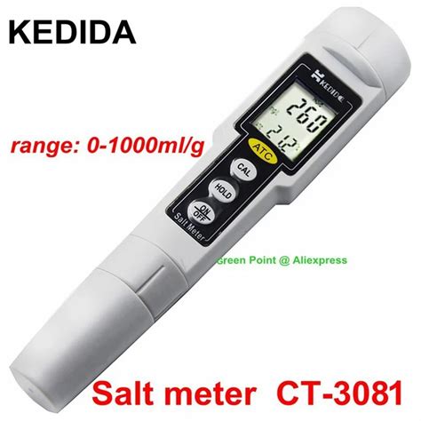 Ct 3081 Salinometer Waterproof Salinity Test Salinity Meter Digital