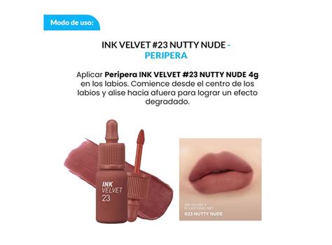 Ripley TINTA LABIOS PERIPERA INK VELVET N NUTTY NUDE