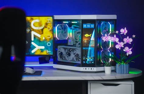 Hyte Doesn T Have Enough Screens To Make Its Y70 Touch PC Case OC3D