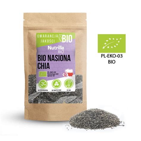 Nasiona Chia Bio Kg Ekologiczne Cena Sklep Ekopaka