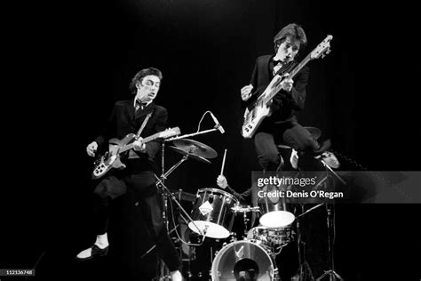 Rick Buckler Bruce Foxton And Paul Weller Of The Jam In Concert At