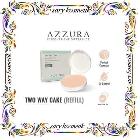 Jual Refill Azzura Two Way Cake G Bedak Wajah Shopee