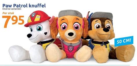 Paw Patrol Knuffel Cm Stuck Aanbieding Bij Action