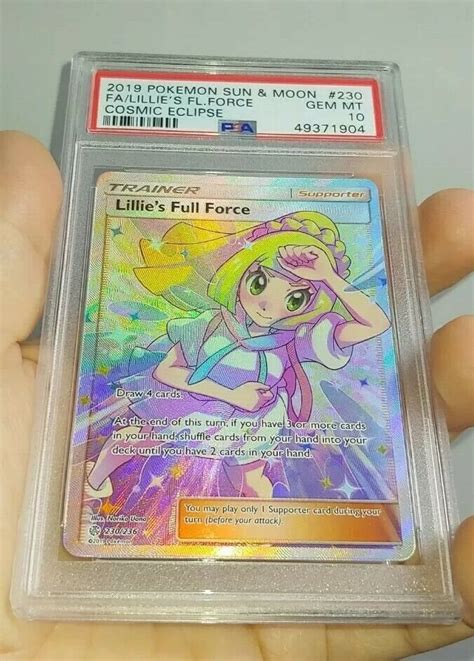 Lillies Full Force Psa Gem Mint Pokemon Card C