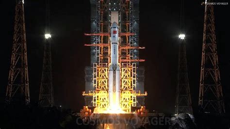 China Lanza Nave De Carga Tianzhou A La Estaci N Espacial Tiangong