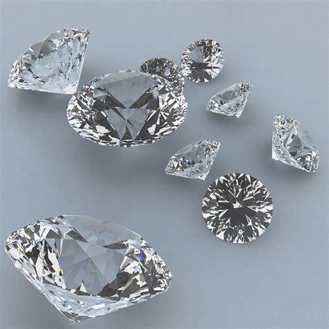 diamond brilliant 3d model