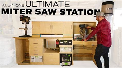 How To Make Miter Saw Station Flip Top Workbench Router Table